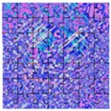 Root Humanity Bar And Qr Code Combo in Purple and Blue Wooden Puzzle Square View1
