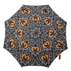 Pumpkin Pattern Hook Handle Umbrellas (small) by InPlainSightStyle