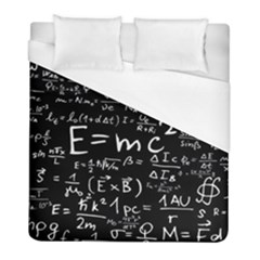Science-albert-einstein-formula-mathematics-physics-special-relativity Duvet Cover (full/ Double Size) by Sudhe