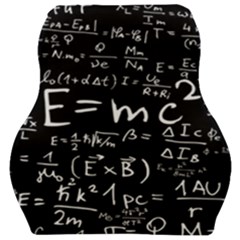Science-albert-einstein-formula-mathematics-physics-special-relativity Car Seat Velour Cushion  by Sudhe