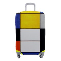Composition A By Piet Mondrian Luggage Cover (small) by impacteesstreetweareight