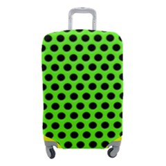 Metallic Mesh Screen-green Luggage Cover (small) by impacteesstreetweareight