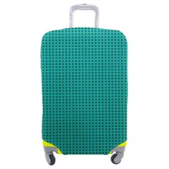 Metallic Mesh Screen 2-blue Luggage Cover (medium) by impacteesstreetweareight