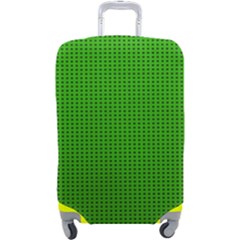 Metallic Mesh Screen 2-green Luggage Cover (large) by impacteesstreetweareight