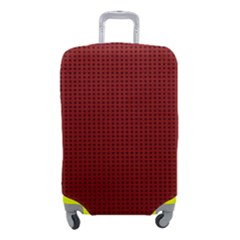 Metallic Mesh Screen 2-red Luggage Cover (small) by impacteesstreetweareight