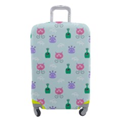 Funny Monsters Aliens Luggage Cover (small) by SychEva