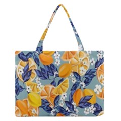 Floral Zipper Medium Tote Bag by Sparkle