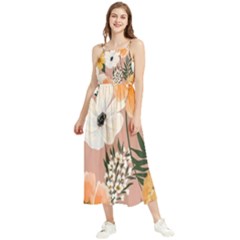 Floral Boho Sleeveless Summer Dress by Sparkle