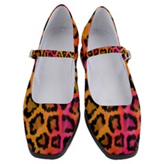 Leopard Print Women s Mary Jane Shoes by skindeep