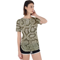 Leatherette Snake 4 Perpetual Short Sleeve T-shirt by skindeep