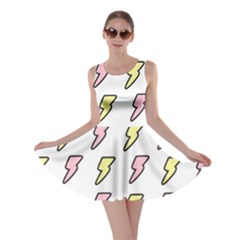 Pattern Cute Flash Design Skater Dress by brightlightarts