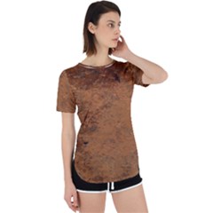 Aged Leather Perpetual Short Sleeve T-shirt by skindeep