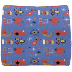Blue 50s Seat Cushion by InPlainSightStyle