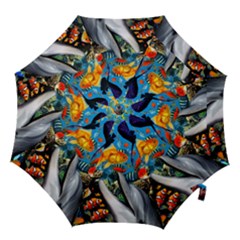 Under The Sea 4 Hook Handle Umbrellas (large) by impacteesstreetwearcollage