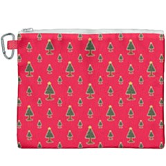 Sketchy Christmas Tree Motif Drawing Pattern Canvas Cosmetic Bag (xxxl) by dflcprintsclothing