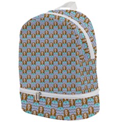 Girl Blue Zip Bottom Backpack by snowwhitegirl