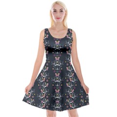 Digital Springs Reversible Velvet Sleeveless Dress by Sparkle