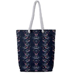 Digital Springs Full Print Rope Handle Tote (small) by Sparkle