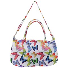 Bright Butterflies Circle In The Air Removal Strap Handbag by SychEva