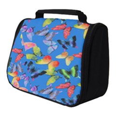 Bright Butterflies Circle In The Air Full Print Travel Pouch (small) by SychEva