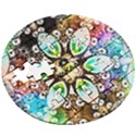 375 Chroma Digital Art Custom Wooden Puzzle Round View3