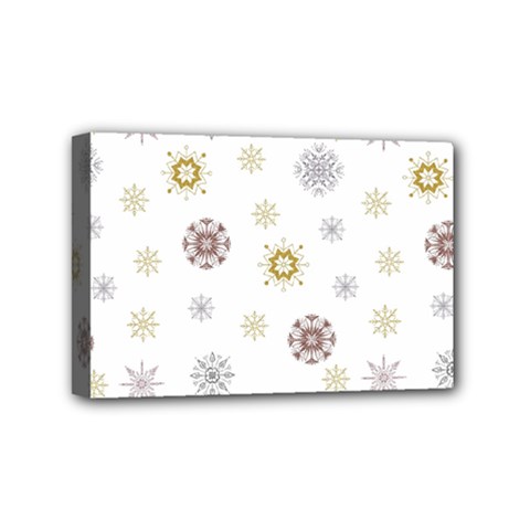 Magic Snowflakes Mini Canvas 6  X 4  (stretched) by SychEva
