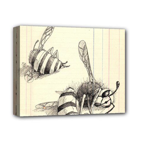 Bees Deluxe Canvas 14  X 11  (stretched) by Limerence
