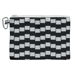 Illusion Blocks Canvas Cosmetic Bag (xl) by Sparkle
