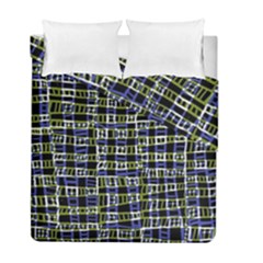 Blocks Illusion Duvet Cover Double Side (full/ Double Size) by Sparkle