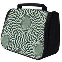Illusion Waves Pattern Full Print Travel Pouch (big) by Sparkle
