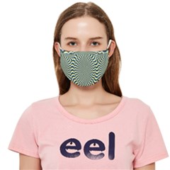 Illusion Waves Pattern Cloth Face Mask (adult) by Sparkle