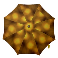Orange Vibrant Abstract Hook Handle Umbrellas (medium) by DimitriosArt