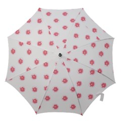 Lips Bubblegum Pattern Hook Handle Umbrellas (large) by Littlebird