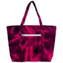 Purple Abstract Stars Zip Up Canvas Bag View3