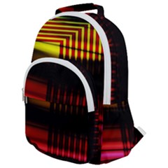 Gradient Rounded Multi Pocket Backpack by Sparkle