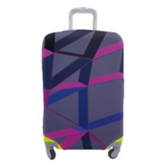 3d Lovely Geo Lines Luggage Cover (small) by Uniqued