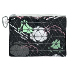Digital Illusion Canvas Cosmetic Bag (xl) by Sparkle