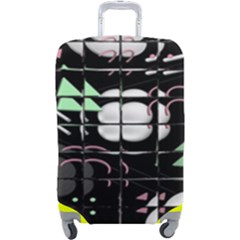 Digital Illusion Luggage Cover (large) by Sparkle