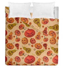 Pumpkin Muzzles Duvet Cover Double Side (queen Size) by SychEva