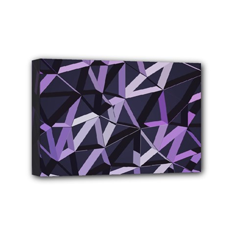 3d Lovely Geo Lines Vi Mini Canvas 6  X 4  (stretched) by Uniqued