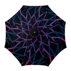 3d Lovely Geo Lines  V Golf Umbrellas by Uniqued