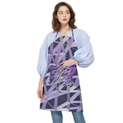 3d Lovely Geo Lines  Iv Pocket Apron by Uniqued