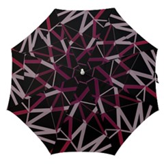 3d Lovely Geo Lines Iii Straight Umbrellas by Uniqued