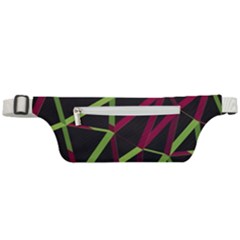 3d Lovely Geo Lines X Active Waist Bag by Uniqued