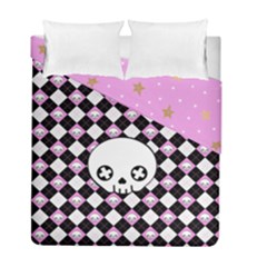 Cute Skulls Duvet Cover Double Side (full/ Double Size) by NiniLand