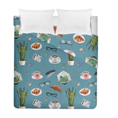 Fashionable Office Supplies Duvet Cover Double Side (full/ Double Size) by SychEva