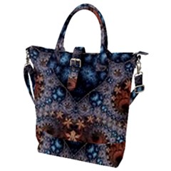 Fractal Buckle Top Tote Bag by Sparkle
