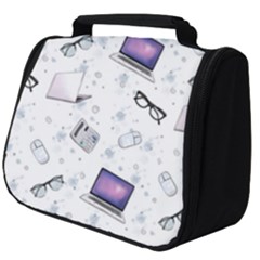 Computer Work Full Print Travel Pouch (big) by SychEva