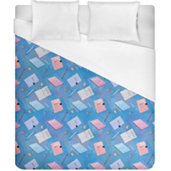Notepads Pens And Pencils Duvet Cover (california King Size) by SychEva
