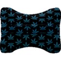 Weed Pattern Velour Seat Head Rest Cushion View2